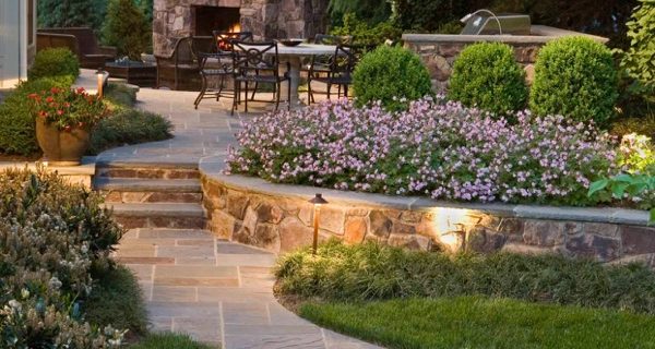 Our Concrete Walkway Project and Inspiration for your Landscaping