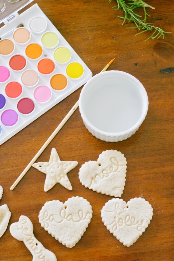 The Best Salt Dough Ornaments Recipe - decorhint Use watercolors to decorate your christmas ornaments