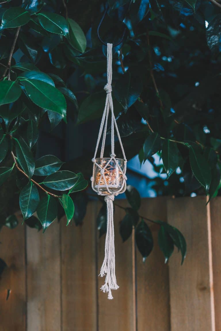 DIY Macrame Jar Hanger You Can Make In 5 Minutes Decor Hint