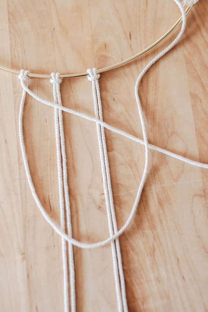 Basic Macrame Knots + Printable Macrame Knots PDf - Decor Hint Double Half Hitch Knot