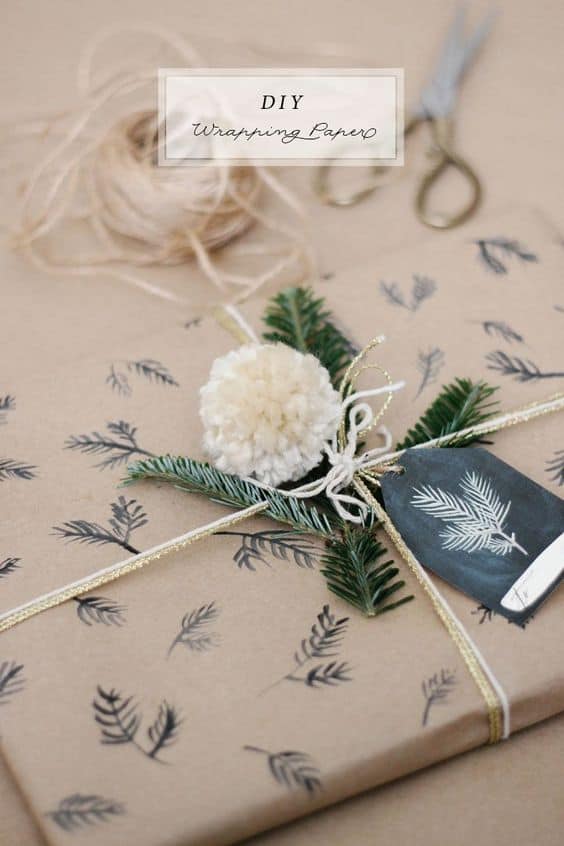 How to create Rustic Flowers Bouquet, Wrapping with Brown Kraft paper