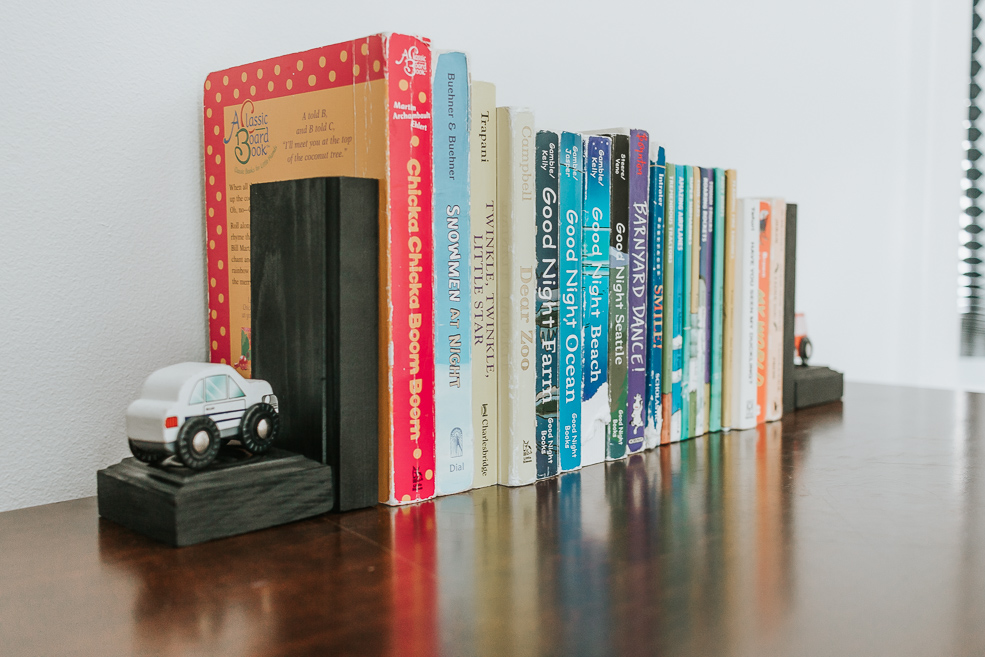 diy wooden bookends