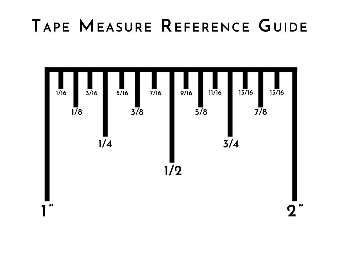 tape measure marks