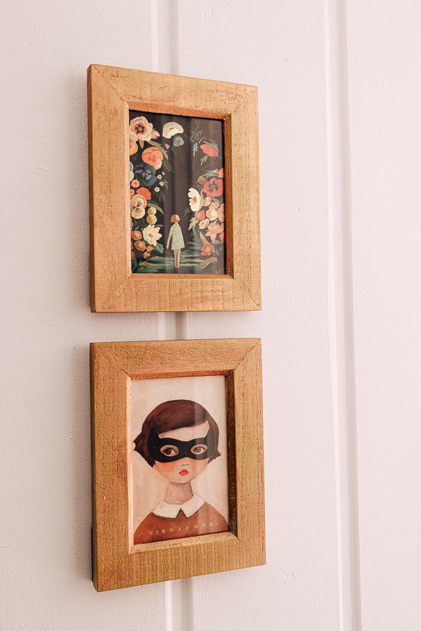 Miniature antique style picture frames easy tutorial DIY