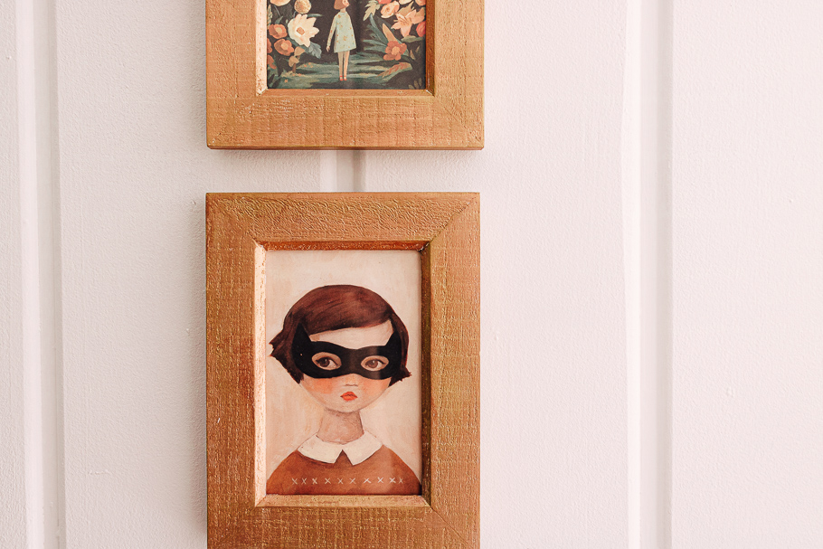 Miniature antique style picture frames easy tutorial DIY