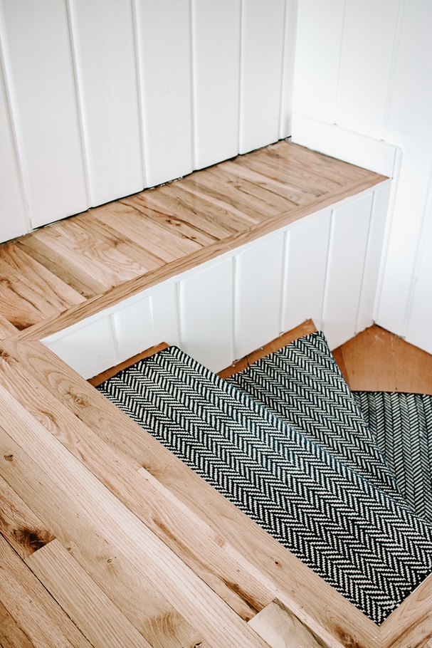 DIY Stair Runner Install - The Sweet Beast