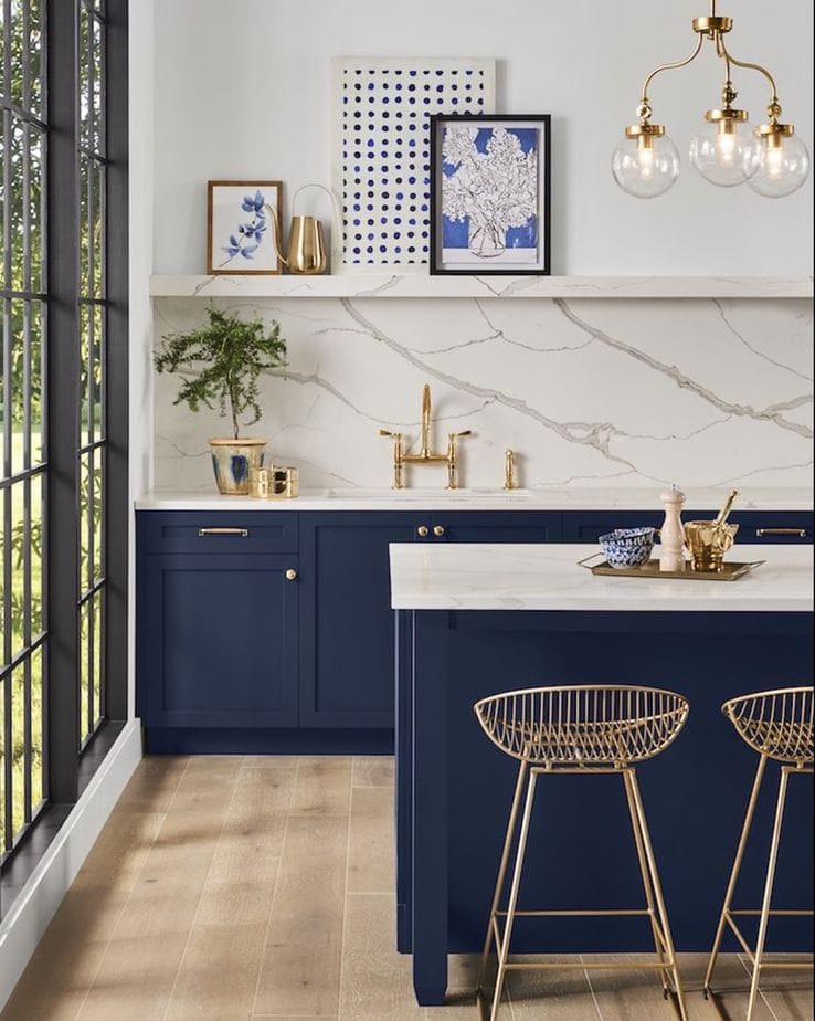 4 Design Trends in 2020 - DecorHint Navy Blue - Design Trends 2020