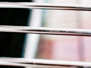 The Weird but Effective way for How to Clean Oven Racks - Decor Hint Showing clean oven racks after using my cleaning method - in post!