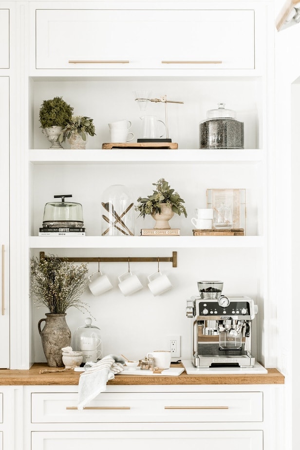 Kitchen Work Zones: How to Design a Coffee Bar Station - Dura