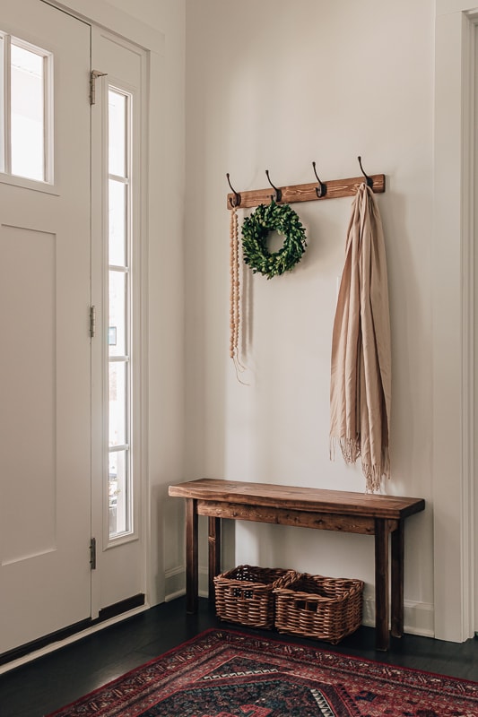 coat stand with bench