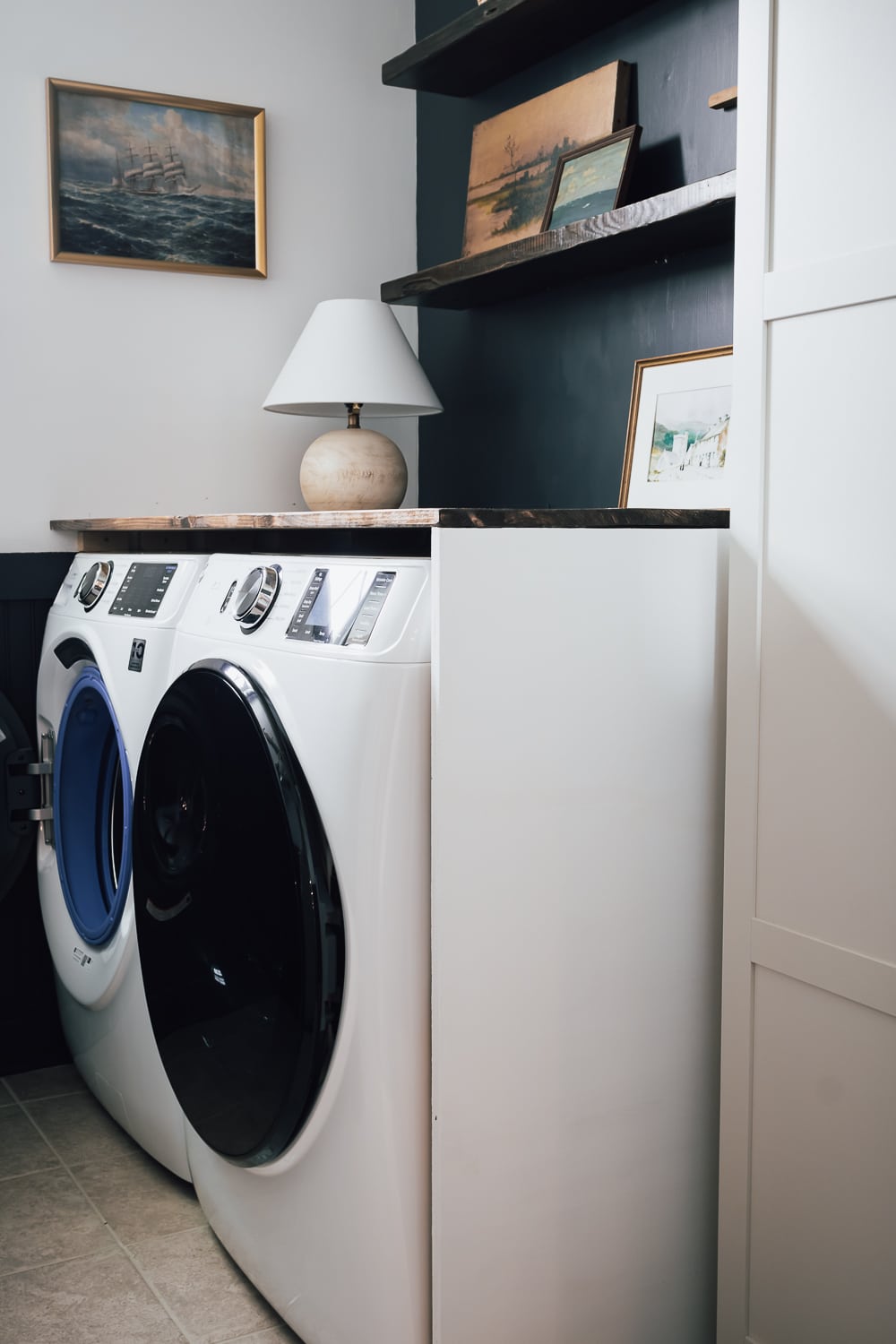 DIY Wood Laundry Room Countertop – Love & Renovations