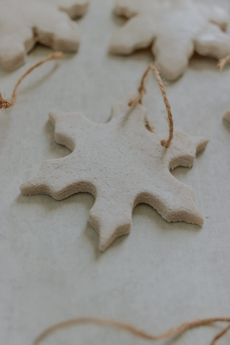 How To Make Salt Dough Snowflakes