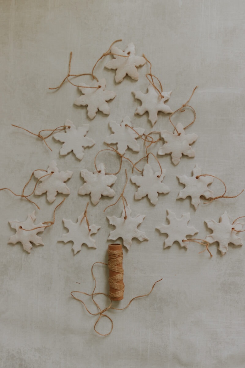 How To Make Salt Dough Snowflakes