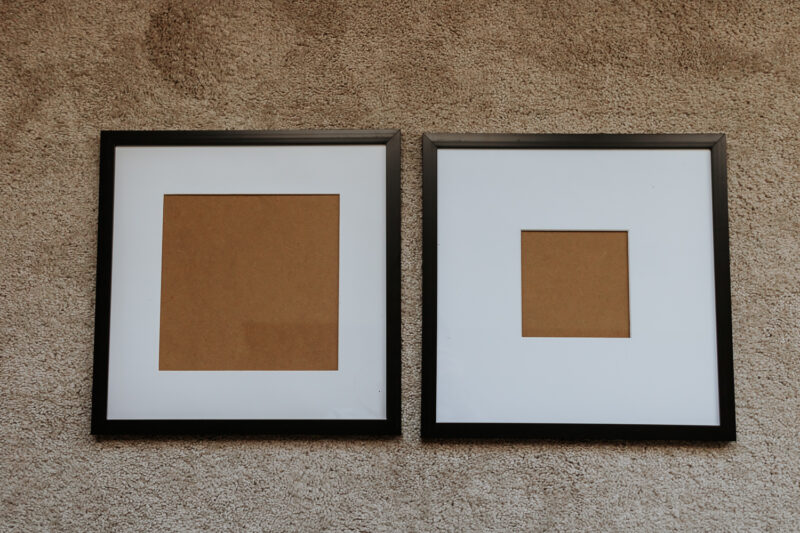 Inexpensive Oversized Mat Frames Decorhint Decor + DIY