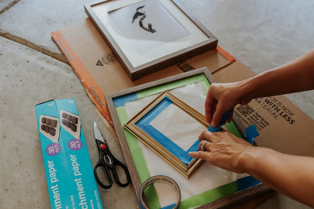 How To Spray Paint Picture Frames