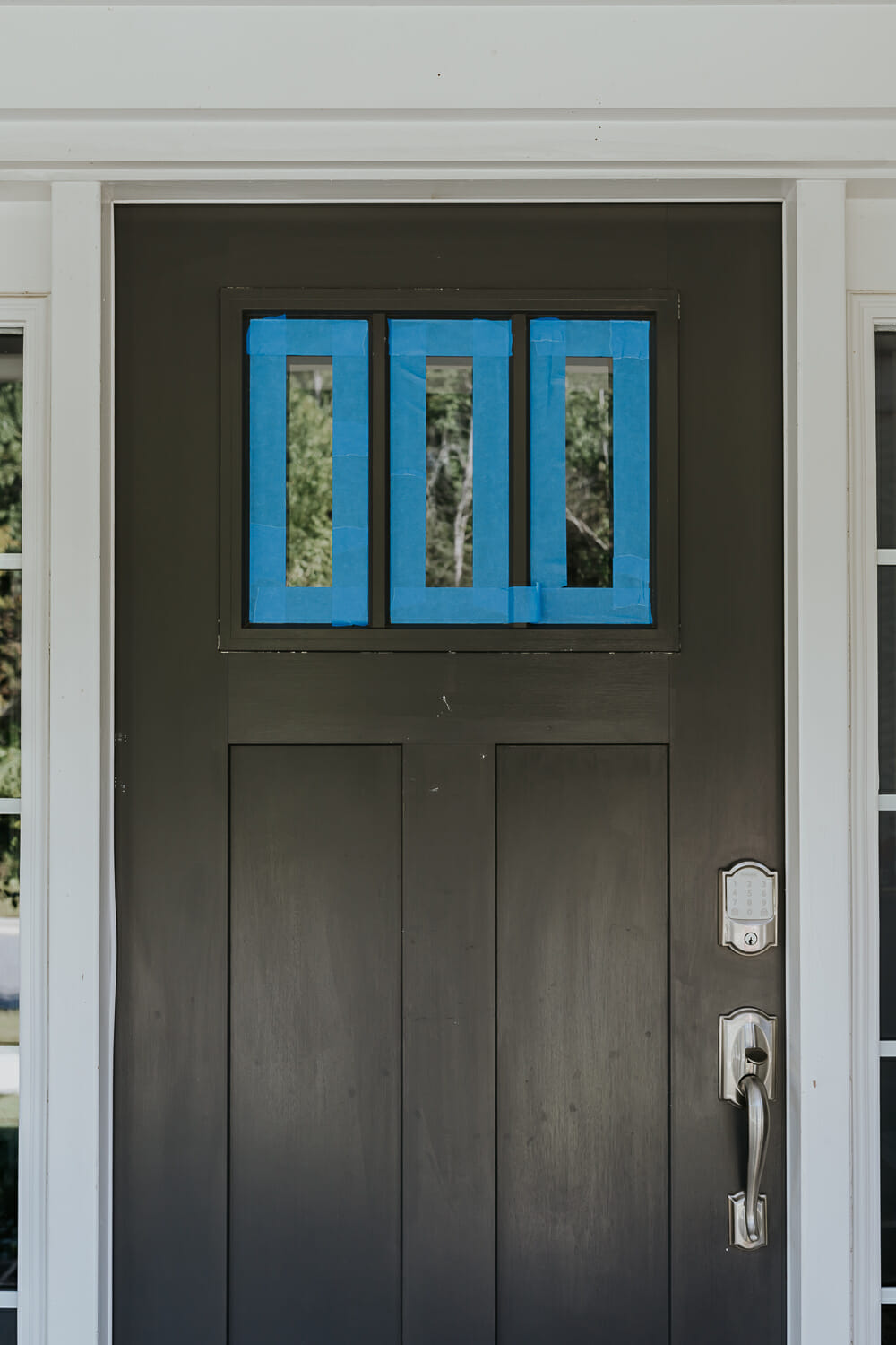 How To Paint A Front Door Without Removing It