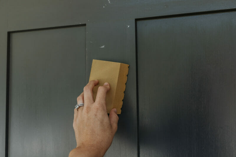 How To Paint A Front Door Without Removing It