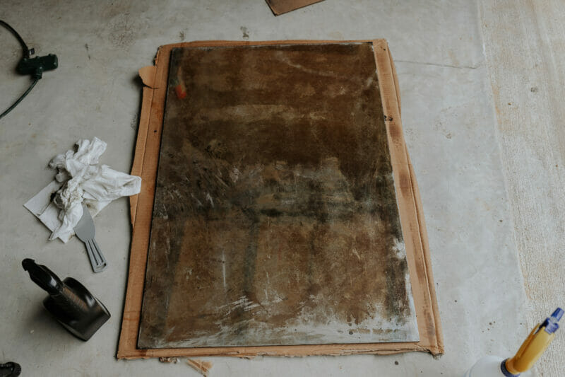 How To Distress A Mirror DecorHint