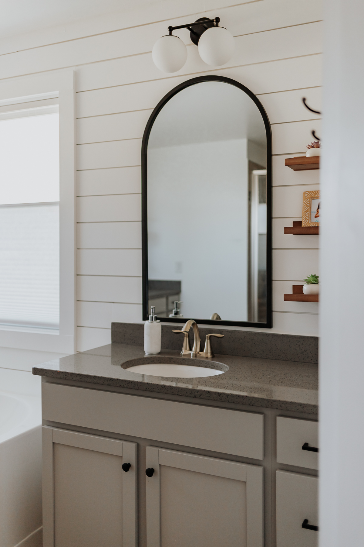 Our Shiplap Bathroom Before And After Transformation