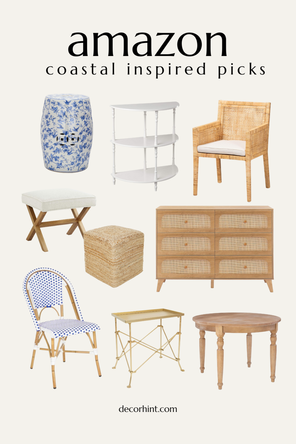 Stylish Coastal Decor Finds on Amazon - Decor Hint amazon coastal inspired furniture
