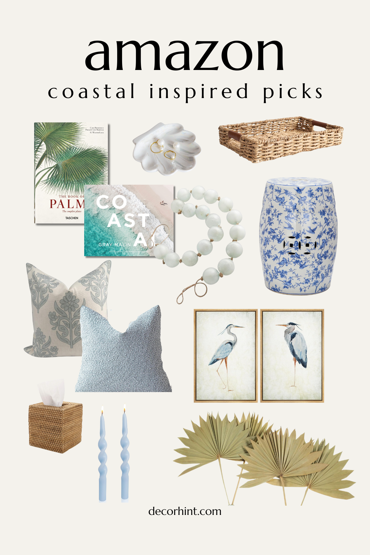 Stylish Coastal Decor Finds on Amazon - Decor Hint amazon coastal inspired home decor picks