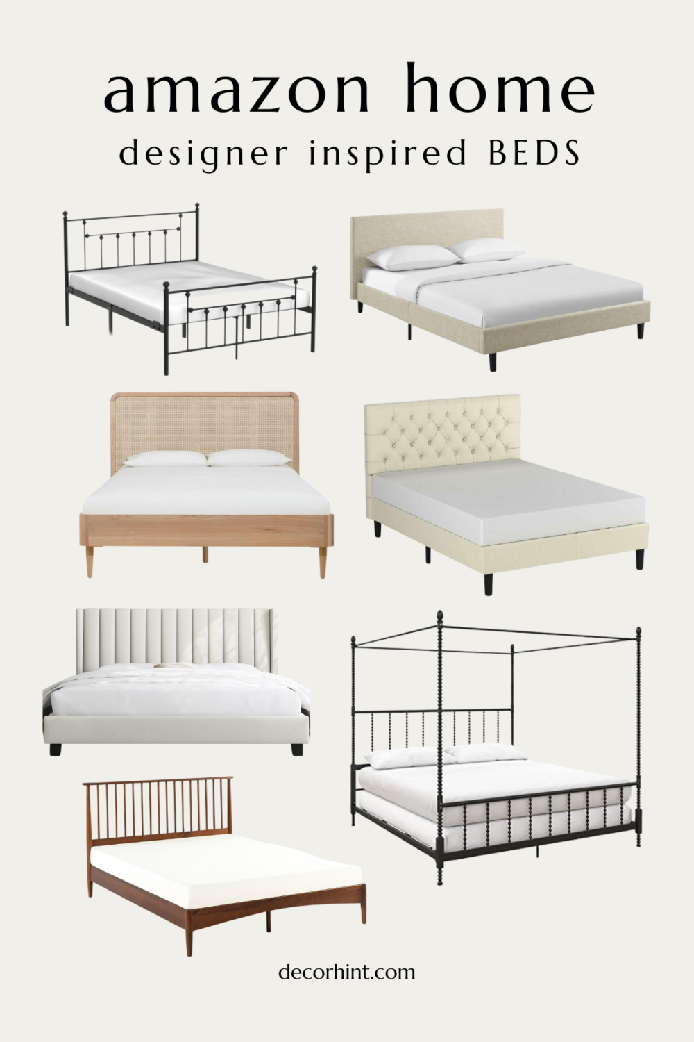 Designer-Inspired Bedroom Furniture from Amazon - Decor Hint amazon home designer inspired beds