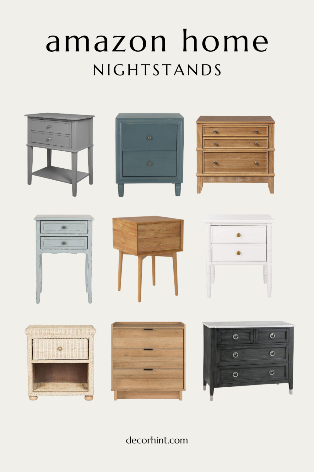 Designer-Inspired Bedroom Furniture from Amazon - Decor Hint amazon home designer inspired nighstands