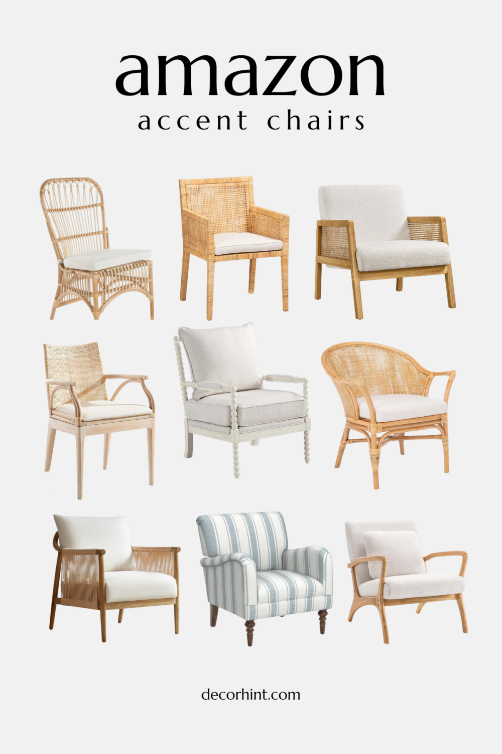 Upgrade Your Space: The Best Accent Chairs on Amazon - Decor Hint beach inspired accent chairs amazon