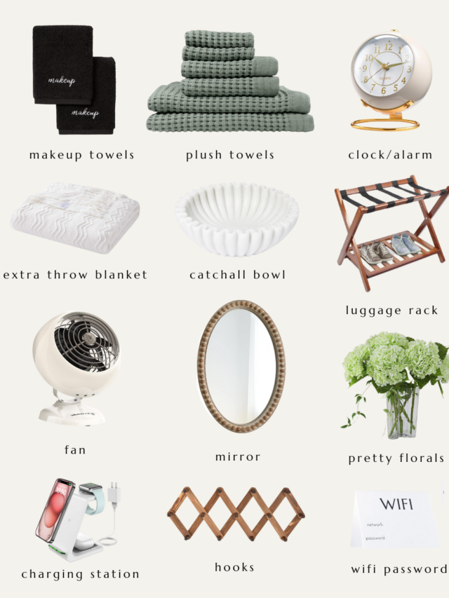 13 Essential Items Every Guest Bedroom Needs For A Five-Star Stay ...