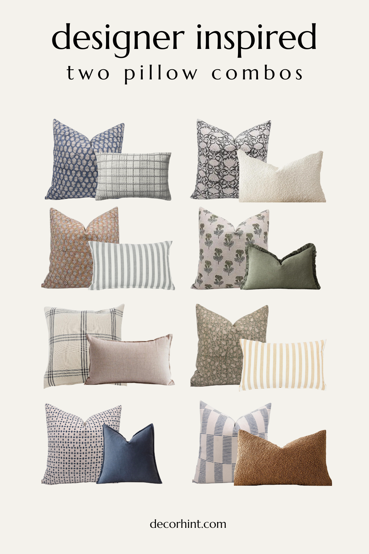 Master The Art Of Mixing And Matching Throw Pillows