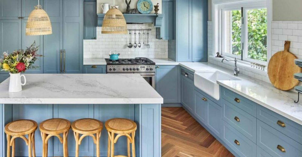 16 Colors To Paint Your Small Kitchen Cabinets That Arent Just White - Decor Hint