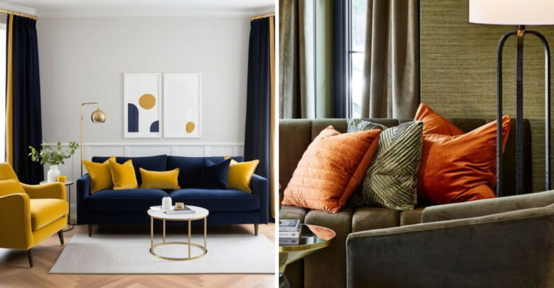 8 Velvet Sofa Styling Secrets From Interior Designers