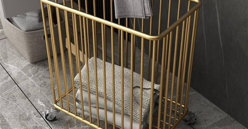 11 Beautiful Hampers That Dress Up Your Laundry Routine