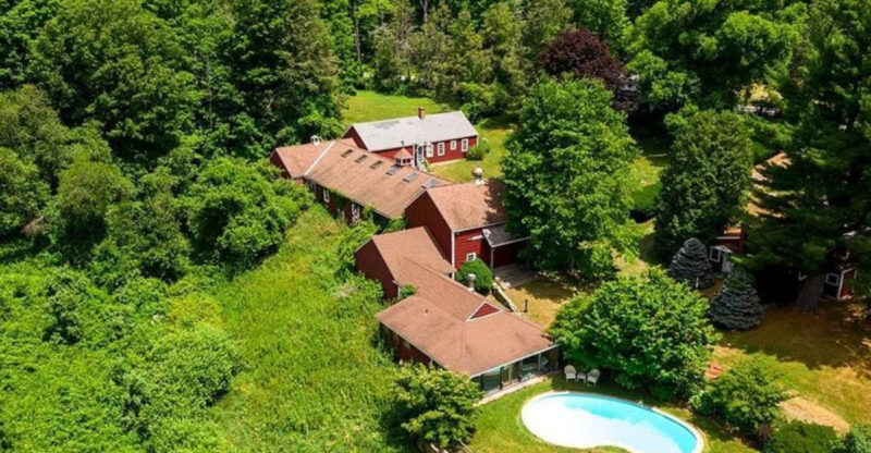Gorgeous 1820 Colonial Estate In Connecticut Featuring 231 Acres, 2 Vintage Homes And Lake Waramaug Views