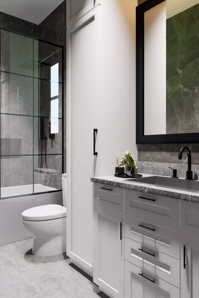 This 884 Sq Ft Granny Pod Redefines Compact Living With Comfort And Style - Decor Hint Bathroom Design & Fixtures