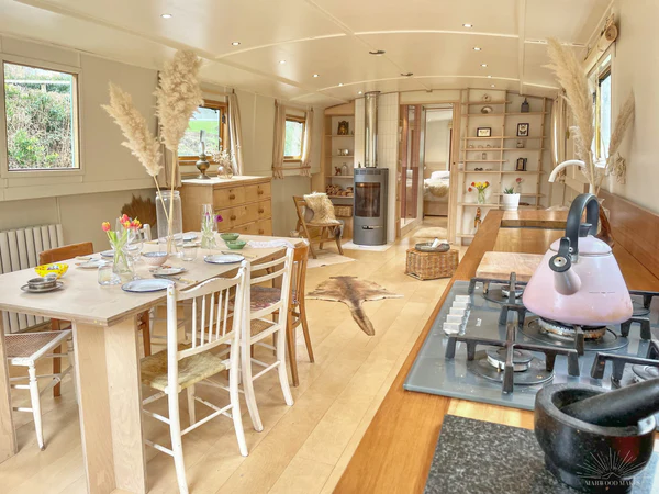 Pretty In Pink: Inside The Ophelia Houseboat’s Bold And Beautiful Bathroom - Decor Hint Transformation Into A Modern Houseboat
