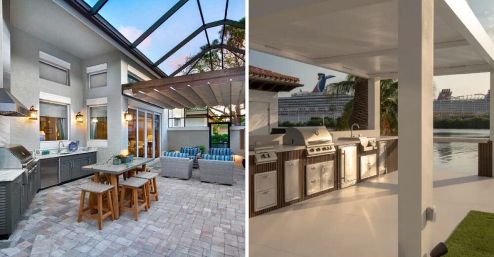 10 Florida Outdoor Kitchens Built To Withstand Heat And Storms - Decor Hint