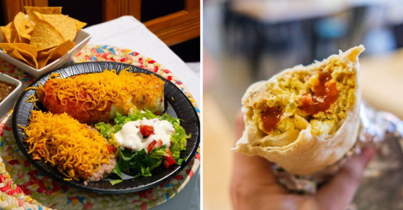 11 Breakfast Burrito Restaurants In New Mexico Known For Local Flavor