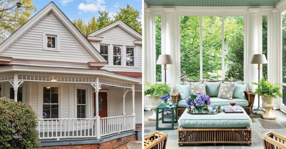 11 Gorgeous Porch Designs That Make North Carolina Cottages Shine - Decor Hint