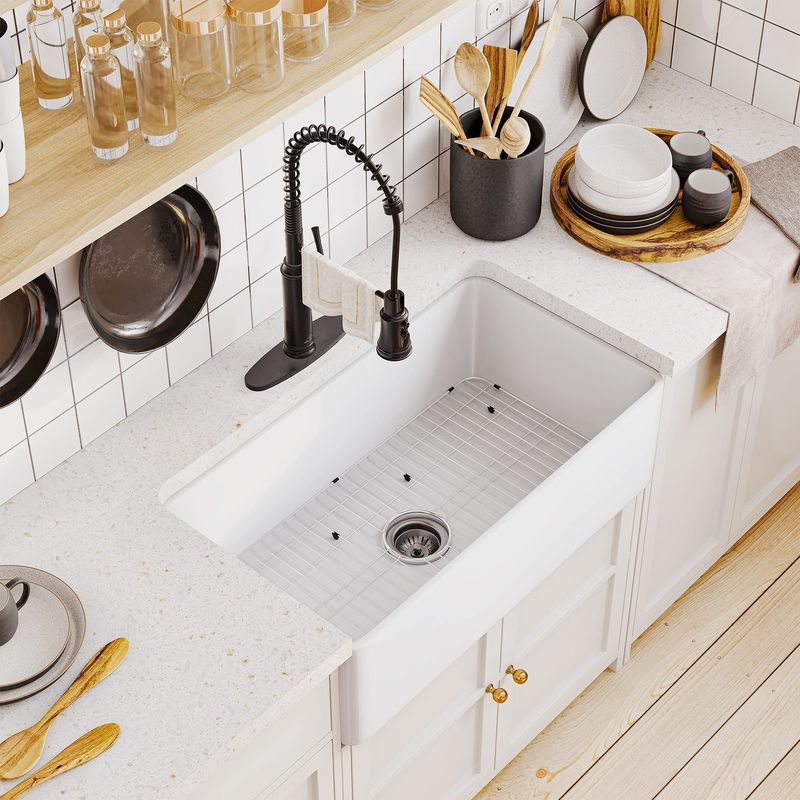 Apron-Front Ceramic Sink