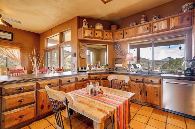 12 Arizona Rustic Kitchens That Could Capture The Desert Living Vibe - Decor Hint Adobe-Style Kitchen