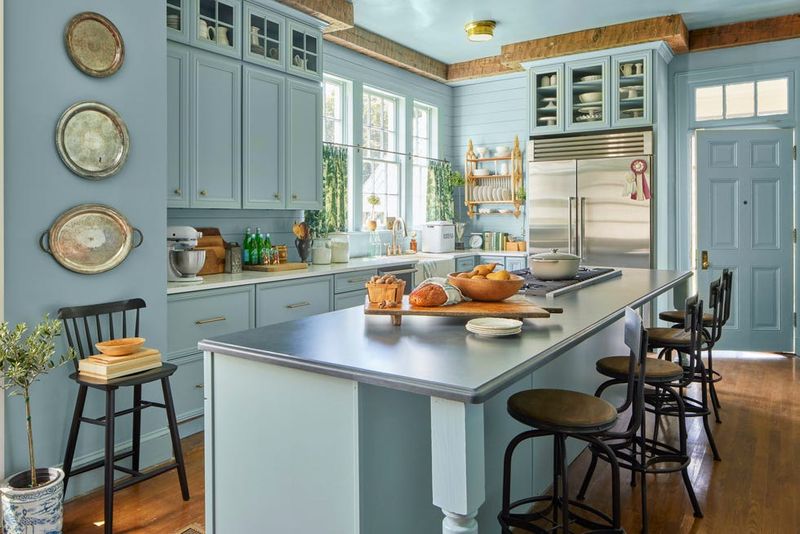 12 Budget-Friendly Kitchen Design Ideas That Add Value In Maryland Homes - Decor Hint Light Cabinet Refresh With Coastal Colors