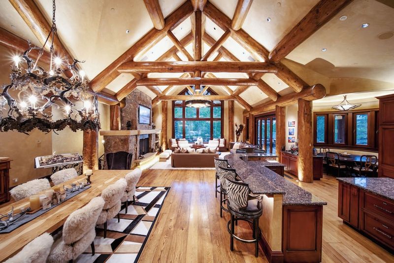 12 Colorado Kitchens Where Rustic Meets Timeless Elegance - Decor Hint Mountain Lodge Masterpiece in Aspen