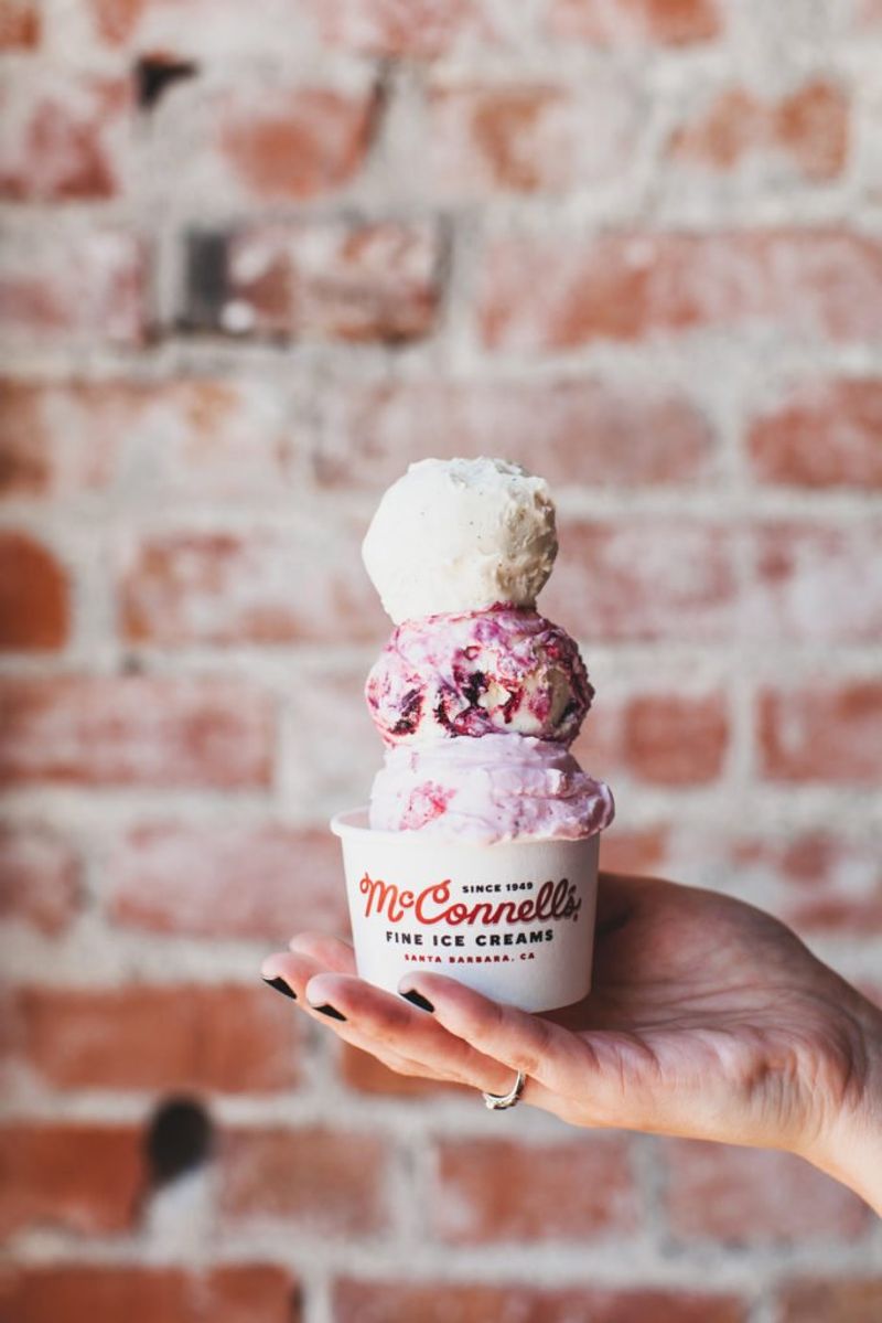12 Farm-To-Cone California Ice Cream Shops Celebrating Local Dairy - Decor Hint McConnell's Fine Ice Creams