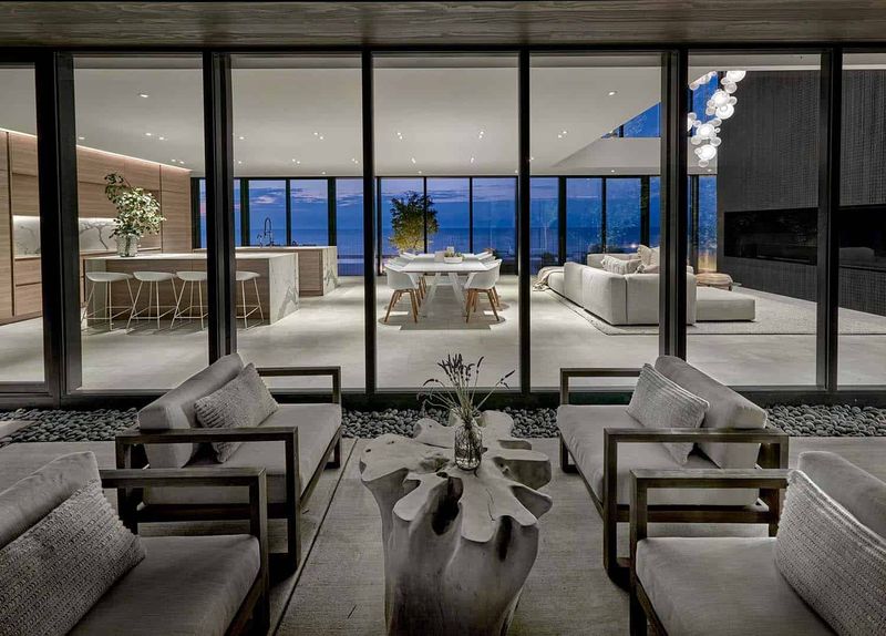 12 Michigan Lake Cottages With Interiors That Complement The Views - Decor Hint Glass Palace on Lake Michigan