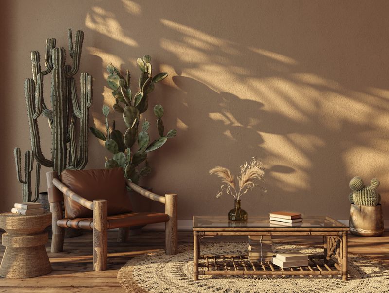 12 Nevada Living Rooms With Desert-Inspired Design - Decor Hint Cactus Centerpiece Wonder