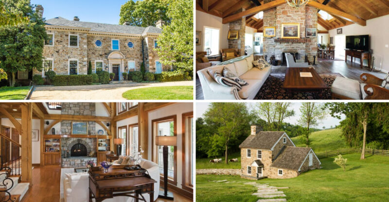 13 Virginia Stone Farmhouses With Rustic Character