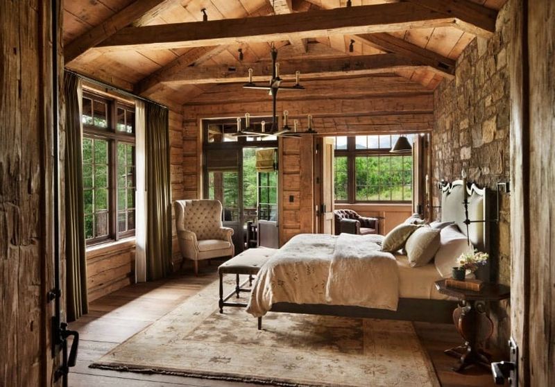 Rustic Wooden Beam Sanctuary