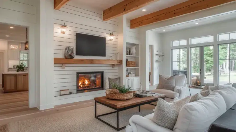 14 North Carolina Shiplap Walls That Do Not Feel Overdone - Decor Hint Classic White Coastal Shiplap