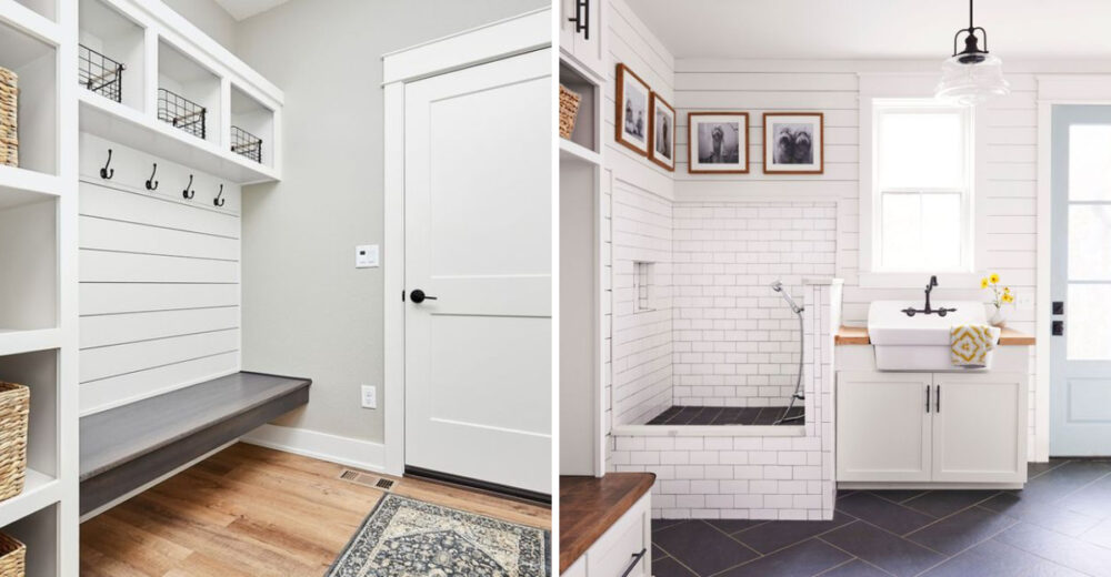 14 Vermont Farmhouse Mudrooms Designed To Tackle Mud Season - Decor Hint
